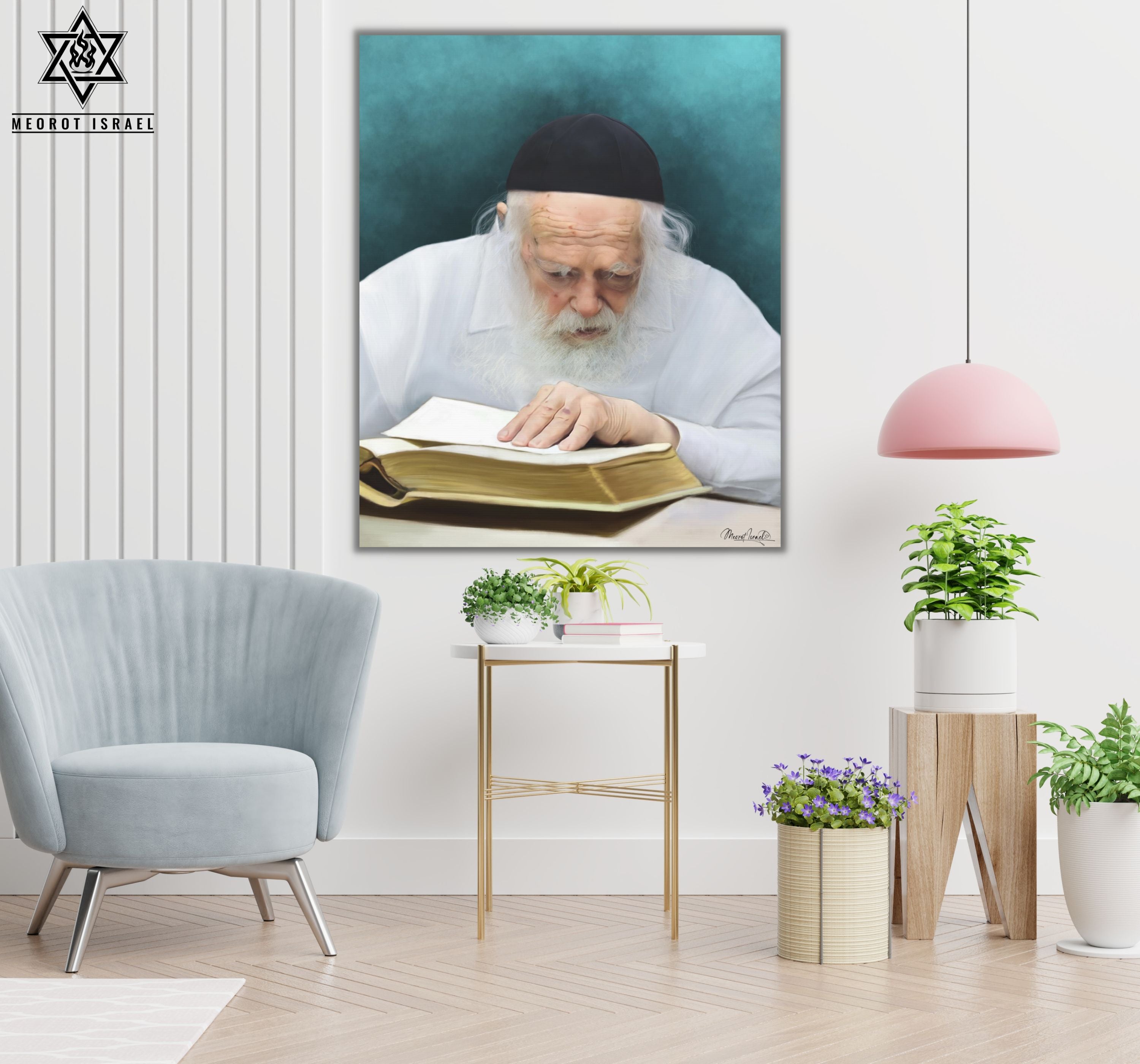 Rav Chaim Kanievsky Immersed in Torah Study