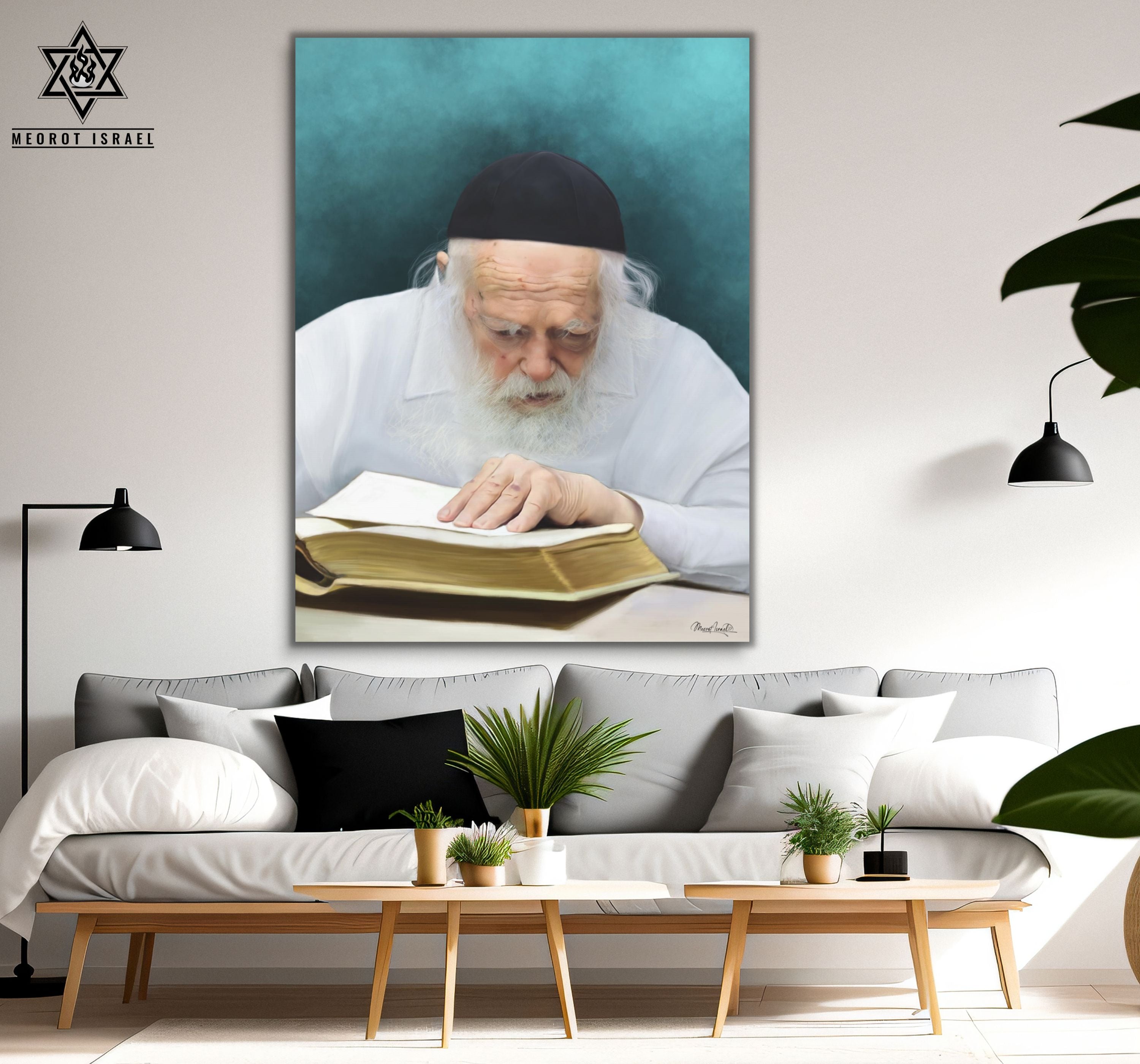 Rav Chaim Kanievsky Immersed in Torah Study